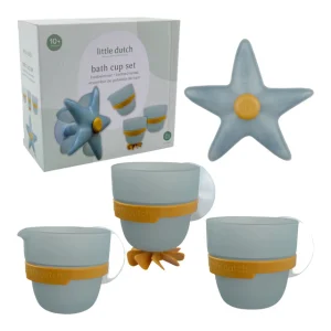 Copos e Estrela de brincar - Para banho - Little Dutch