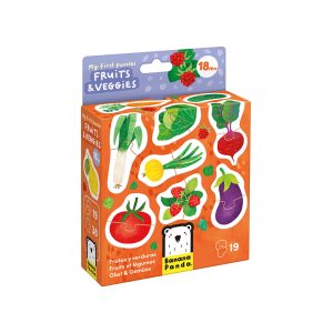 Puzzle Frutos e Vegetais 18m+