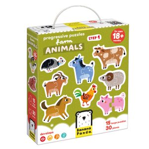 Puzzle Animais da Quinta 18m+