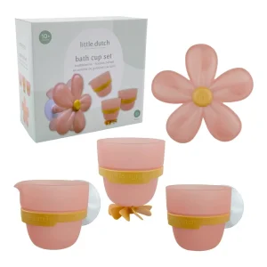 Copos e Flor de brincar - Para banho - Little Dutch