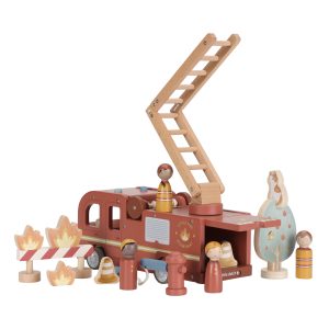 Camião de Bombeiros com bonecos - Little Dutch